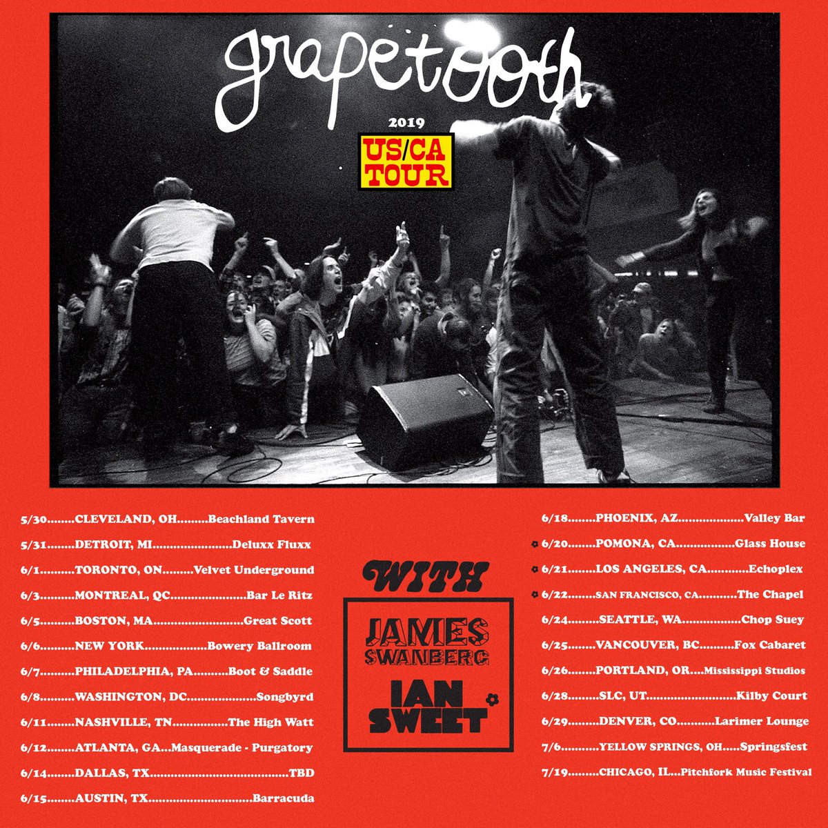 Grapetooth Announce Headlining 2019 US &amp; Canada Tour