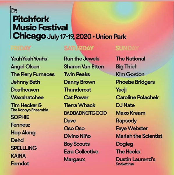 Twin Peaks, Dehd, KAINA, Femdot, Divino Niño, The Hecks, DJ Nate Represent Chicago on Pitchfork Music Festival 2020 Lineup