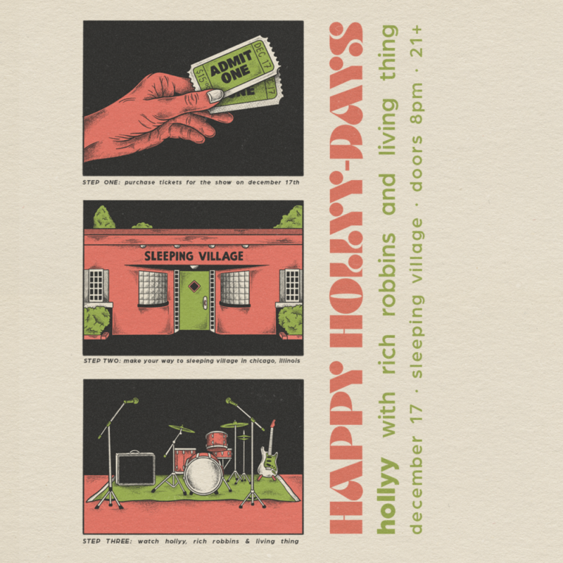 HAPPY HOLLYY-DAYS: Hollyy W/ Rich Robbins, Living Thing