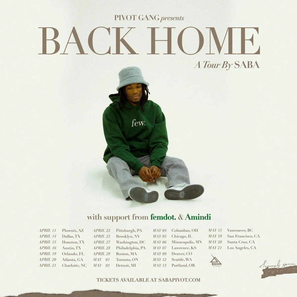A Few Good Things To Look Forward to at Saba’s Homecoming Show