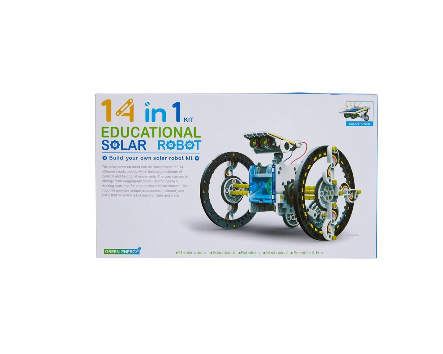 4 in 1 educational solar robot