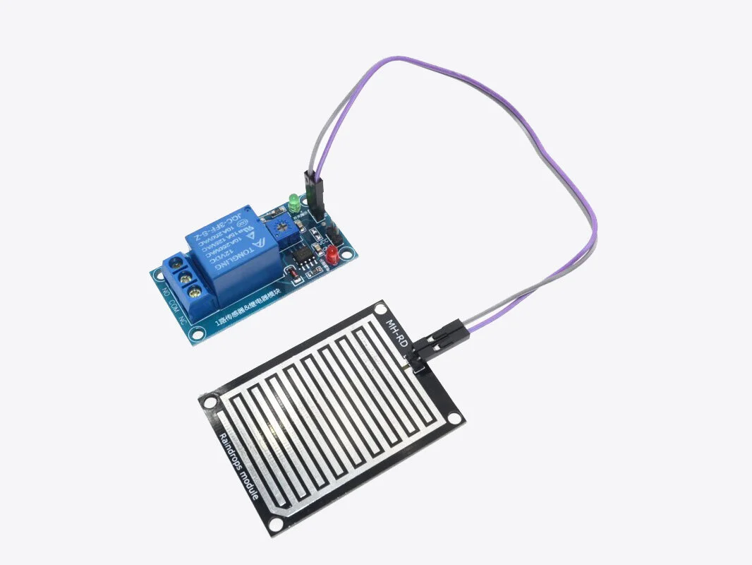 SENSRAIN12V Rain_Water_Sensor_Module_connected.jpg