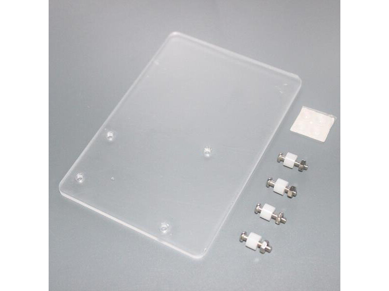 JBtek Acrylic Transparent Base Plate & Terminal Optimizer Breadboard for  Arduino UNO R3