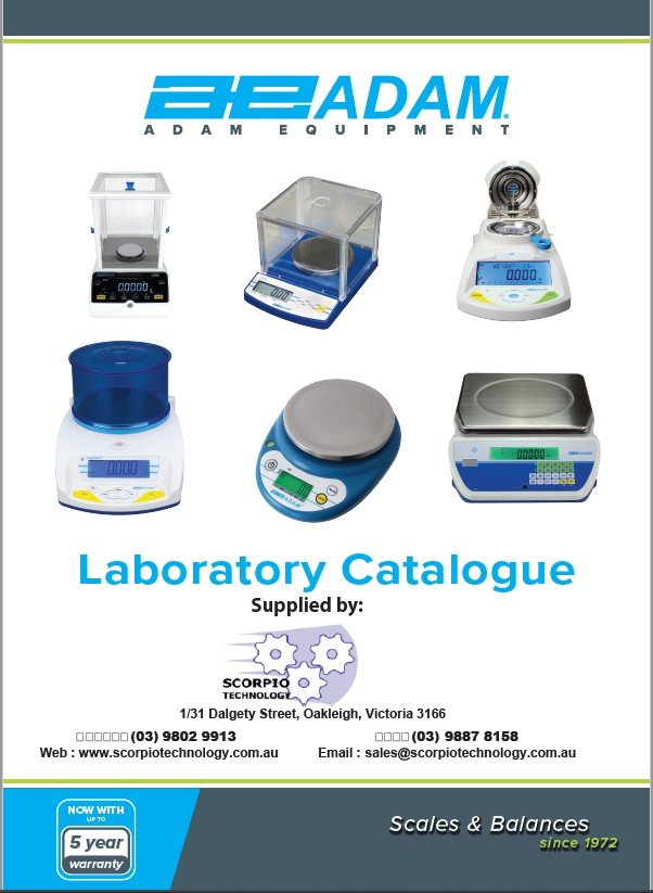 Adam Equipment Product Catalogue