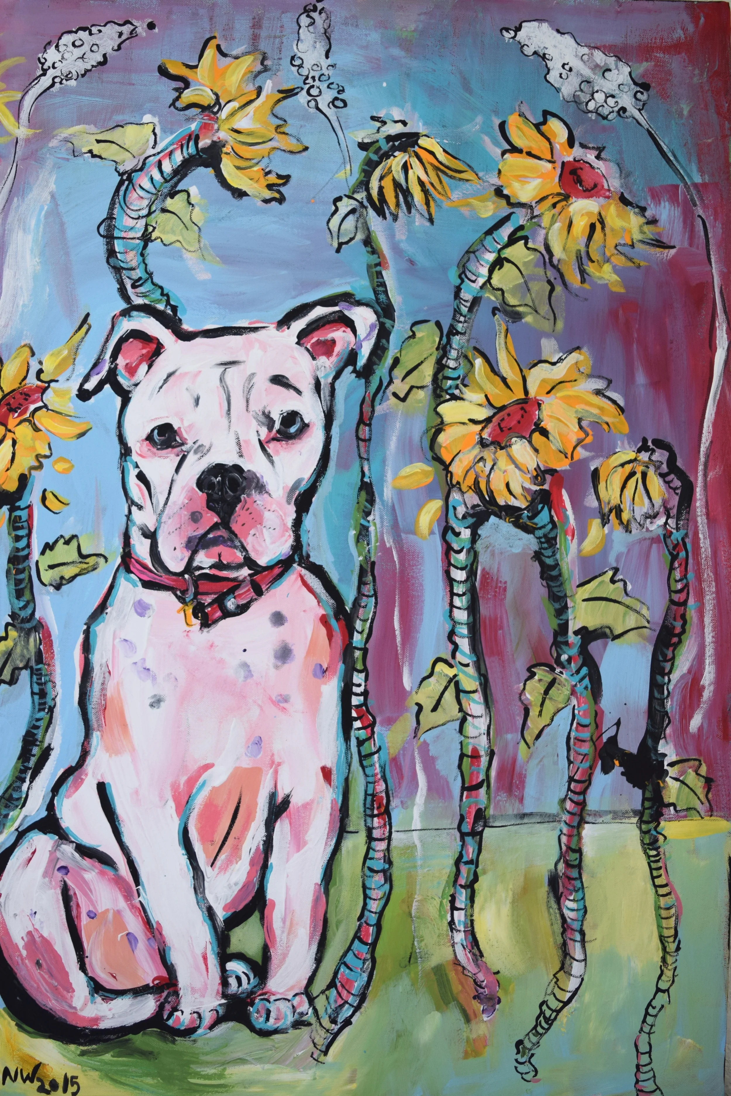 Libby/ Acrylic on Canvas/ 24x36" /January 2015 (SOLD)