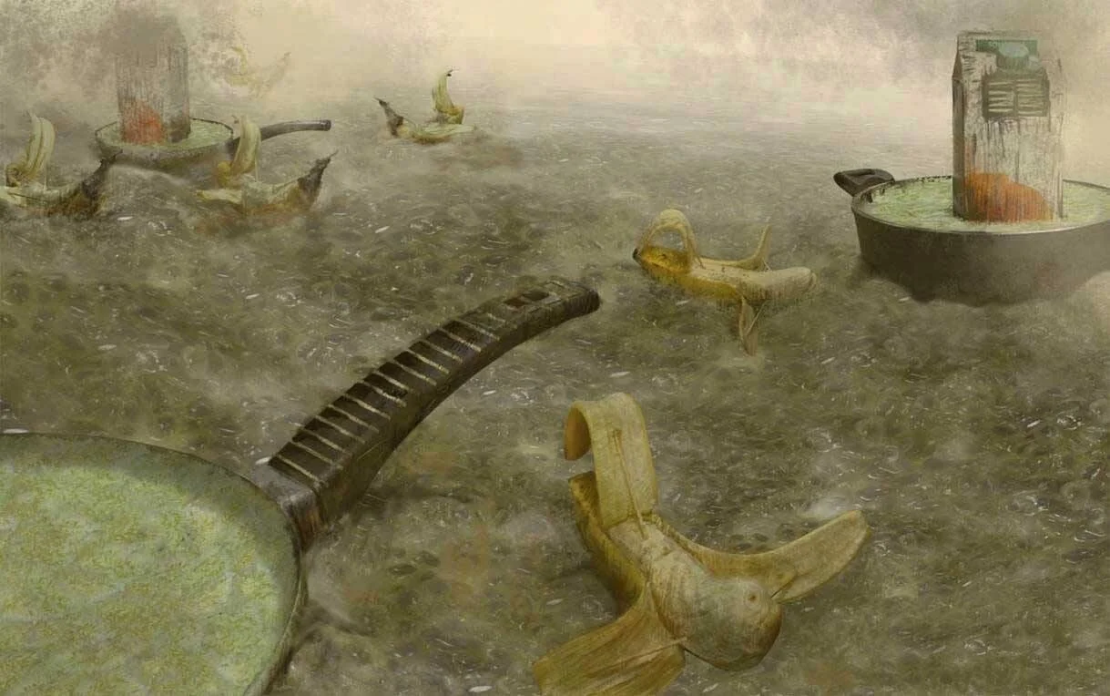 Breakfast 🍳 is my favourite meal of the day, bananas, orange juice, Colombian passion fruit, granadilla... eggs... Digital ilustration / quarantine time 
#artist #quarentine #breakfast #digitaldrawing #drawing #bananas #orangejuice #stayathome #stay