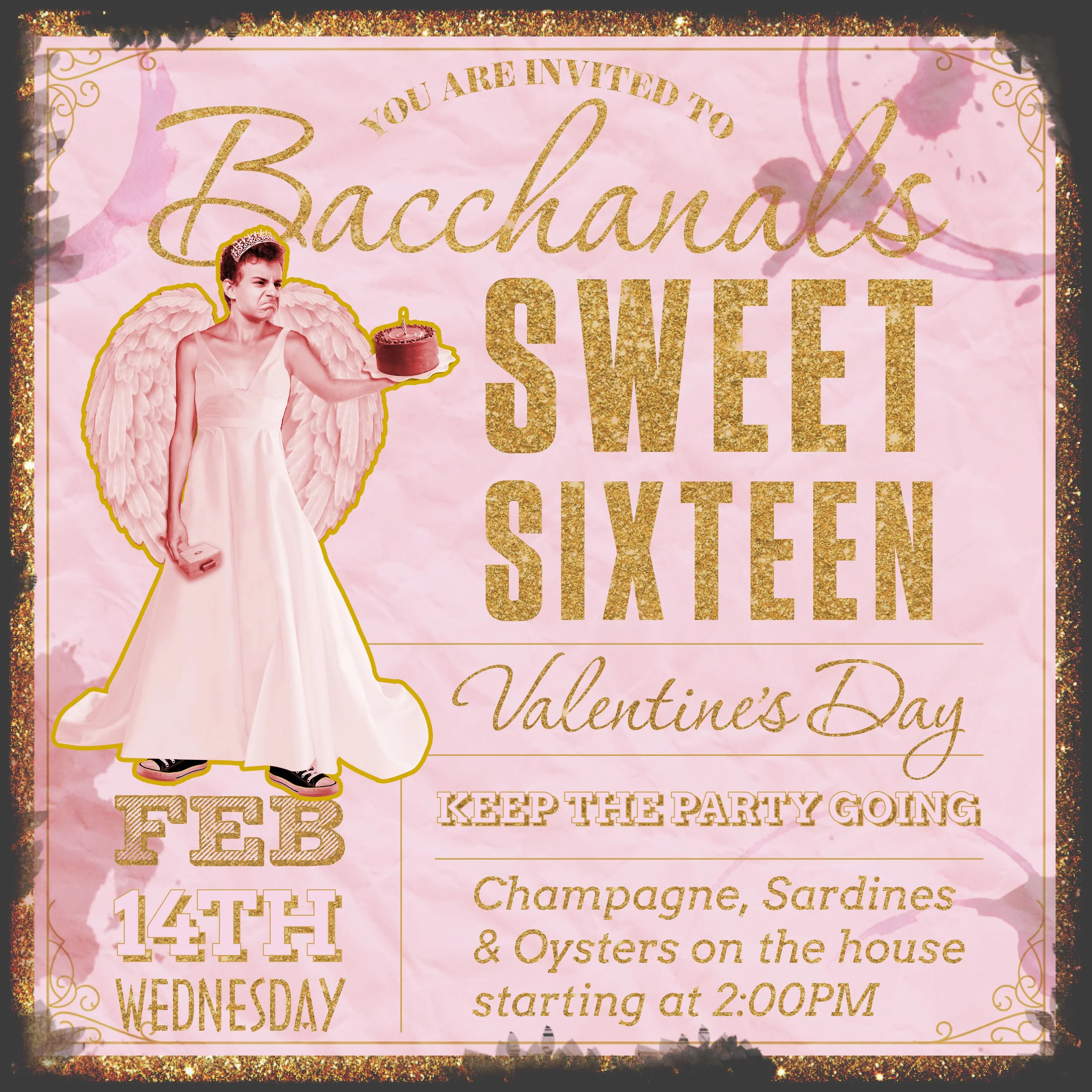 You're Invited: Bacchanal's Sweet 16! 