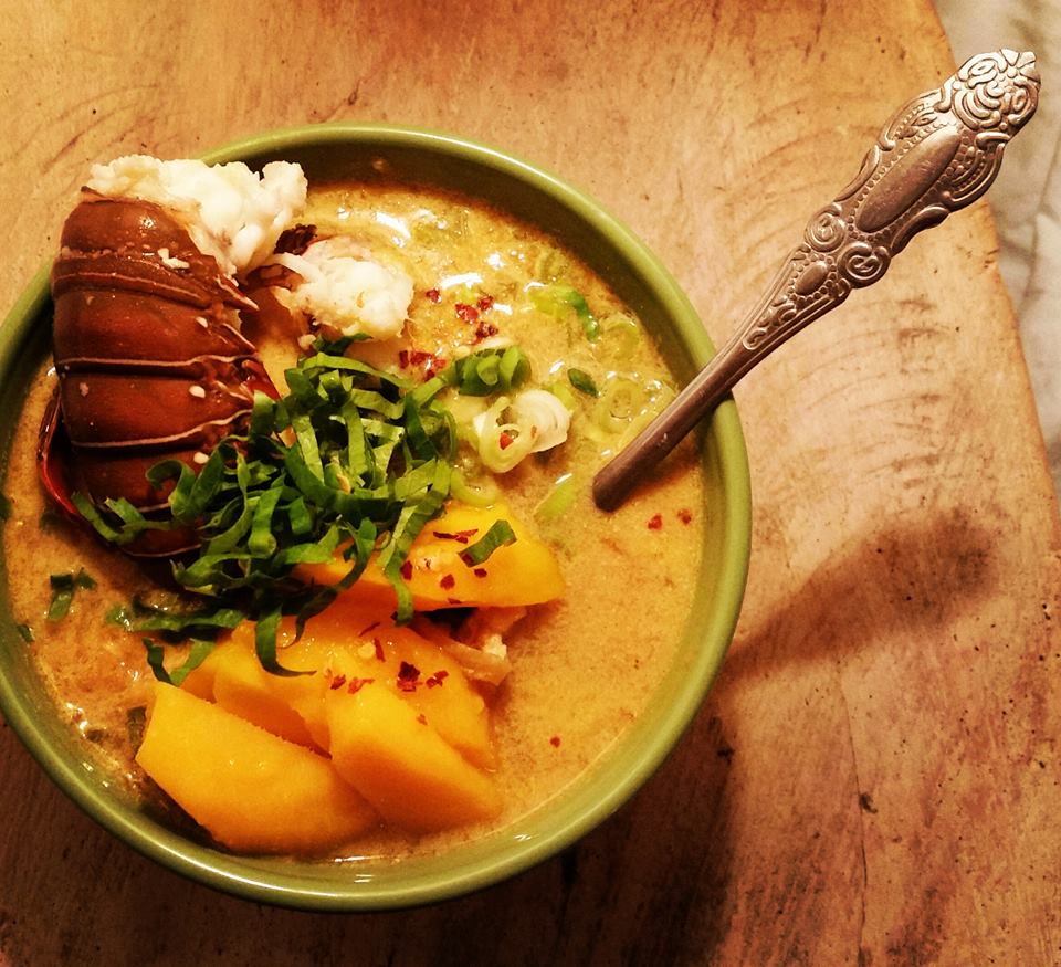 Nicaraguan Lobster and Coconut Curry