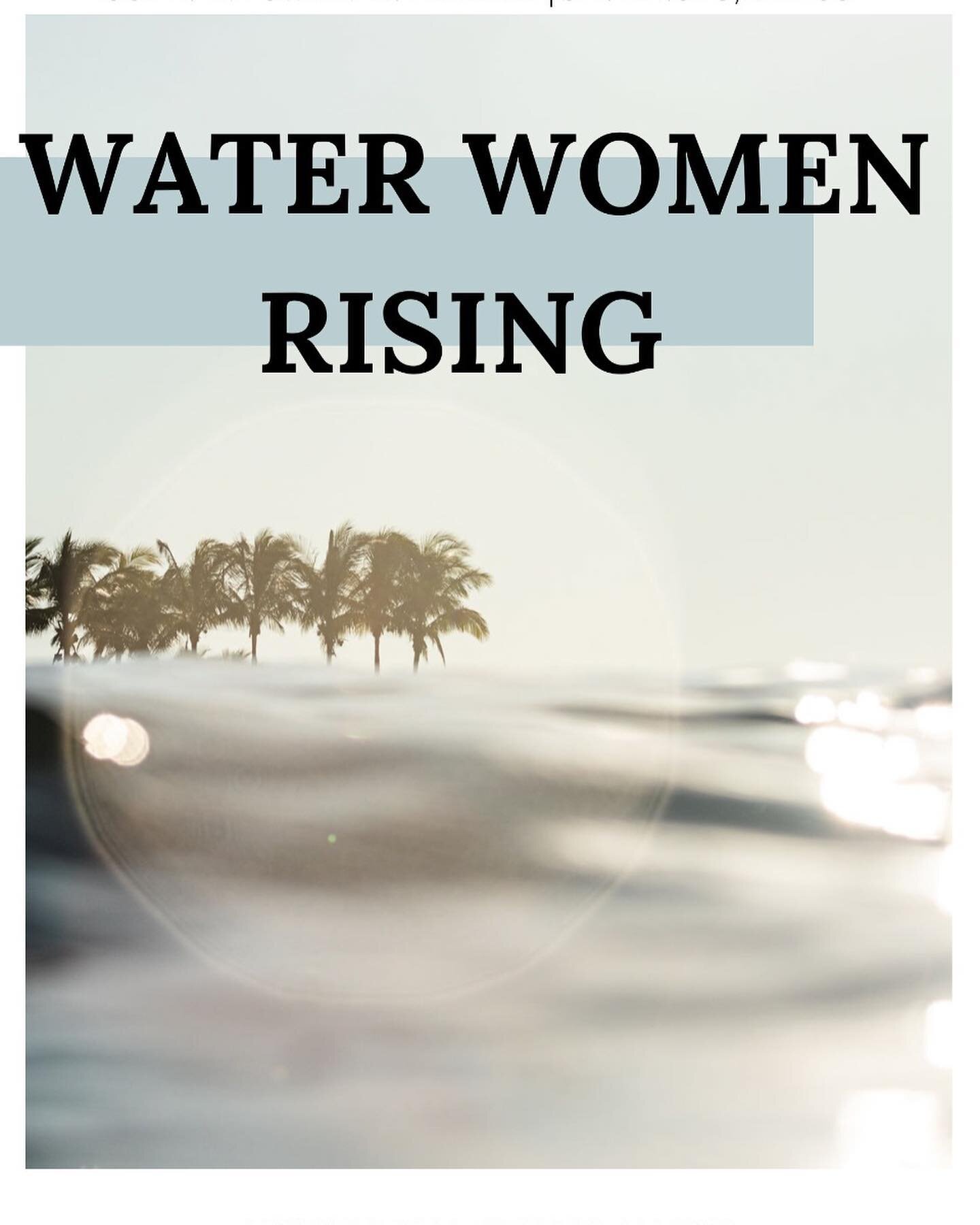 We are so excited to share this offering with you! 
Water Women Rising is going to be an ocean empowerment week and a celebration of the sea! Are you ready to gain more confidence in the ocean? Feel brave and ready to catch bigger waves. Have the pra