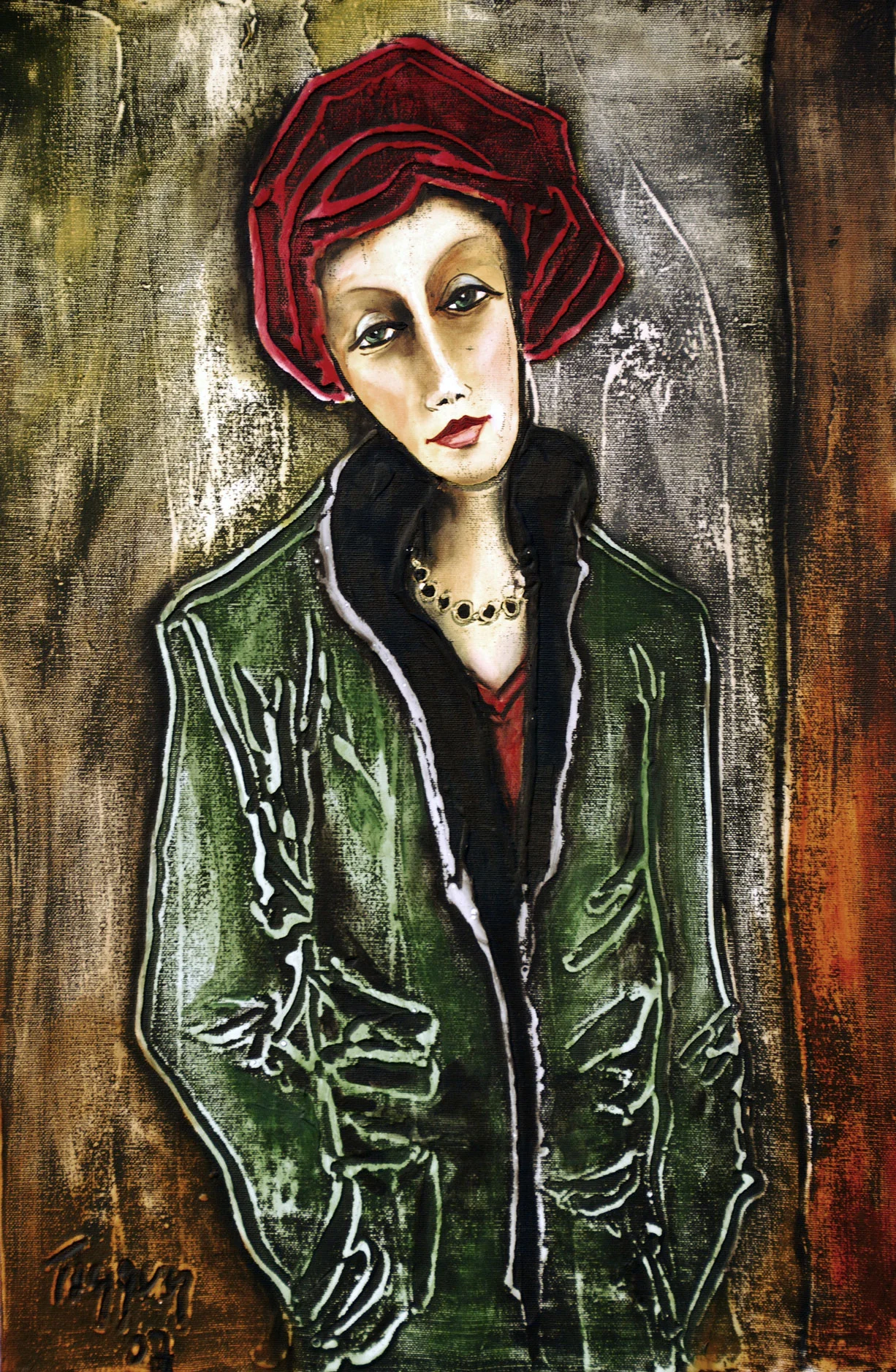 Woman with the red hat / Kırmızı Şapkalı Kadın