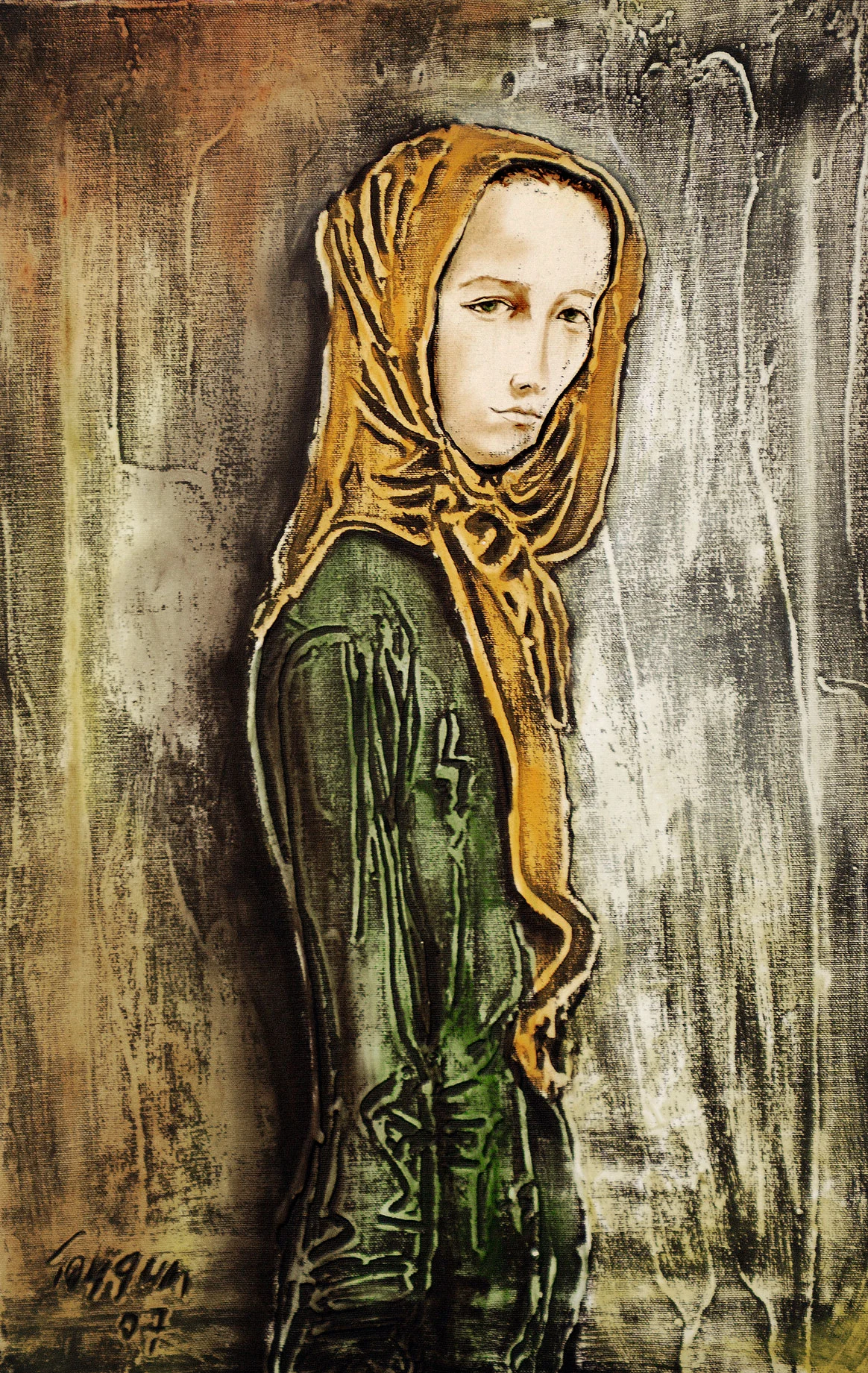 Girl with the yellow scarf / Sari esarpli kiz