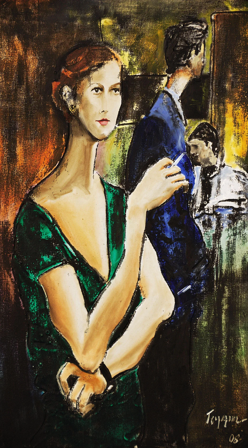 WOMAN in green / YESİLLİ KADIN