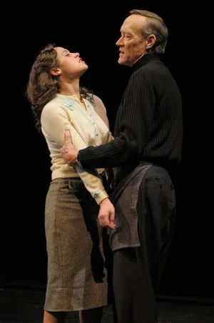 Cat fight with Jim Carpenter in The Dresser San Jose Rep