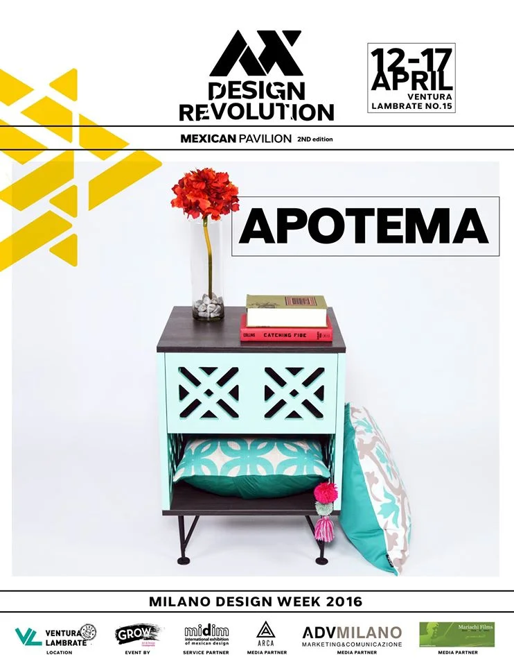 APOTEMA EN EL MEXICAN PAVILION MILANO DESIGN WEEK 2016 | GROW ADD