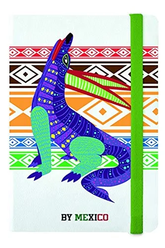By Mexico Libreta Rayada modelo Alebrije Blanco 80 hojas.jpg