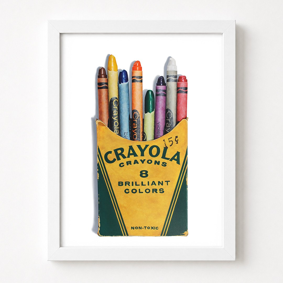 8 Briiliant Colours Framed.jpg