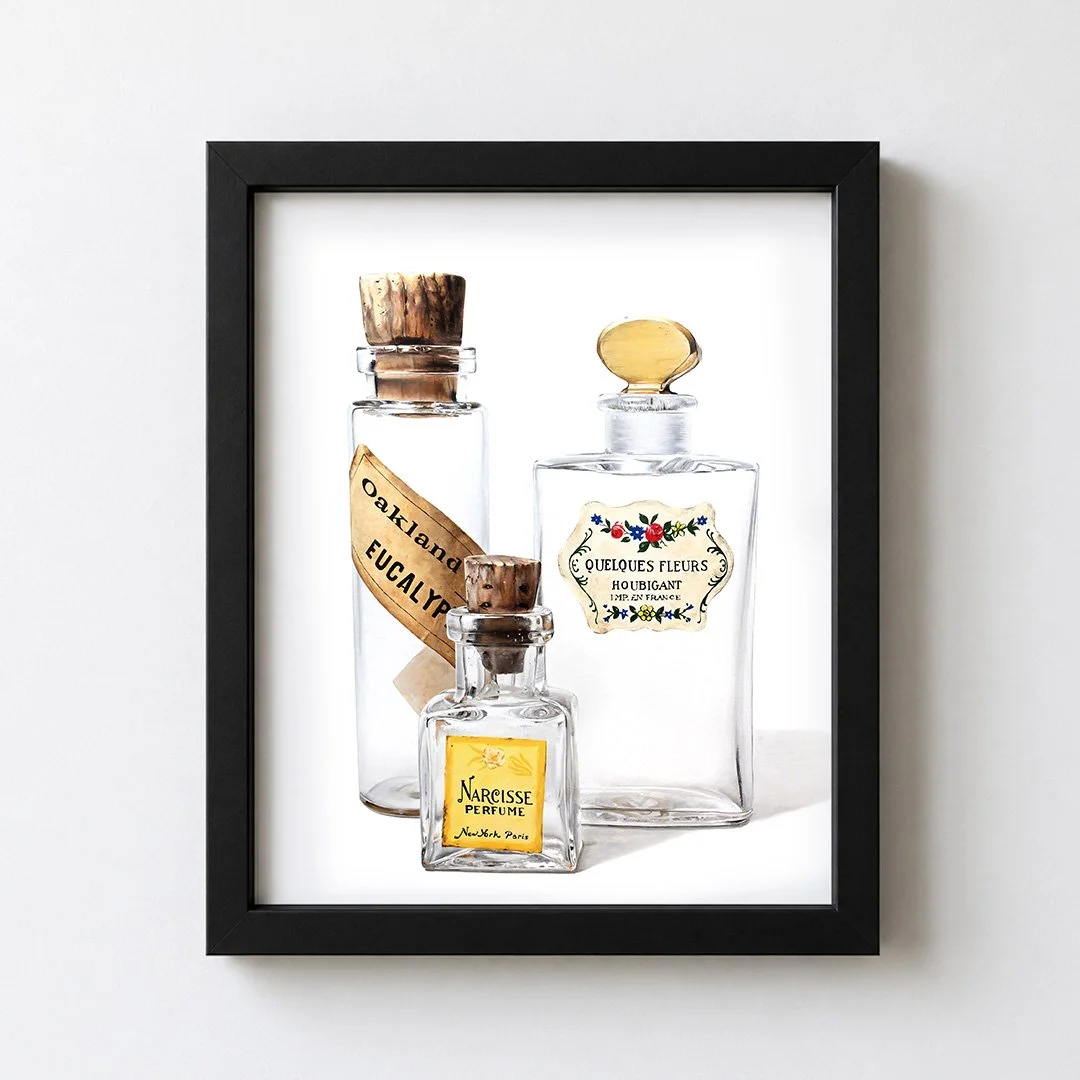 Perfume Bottles Framed.jpg