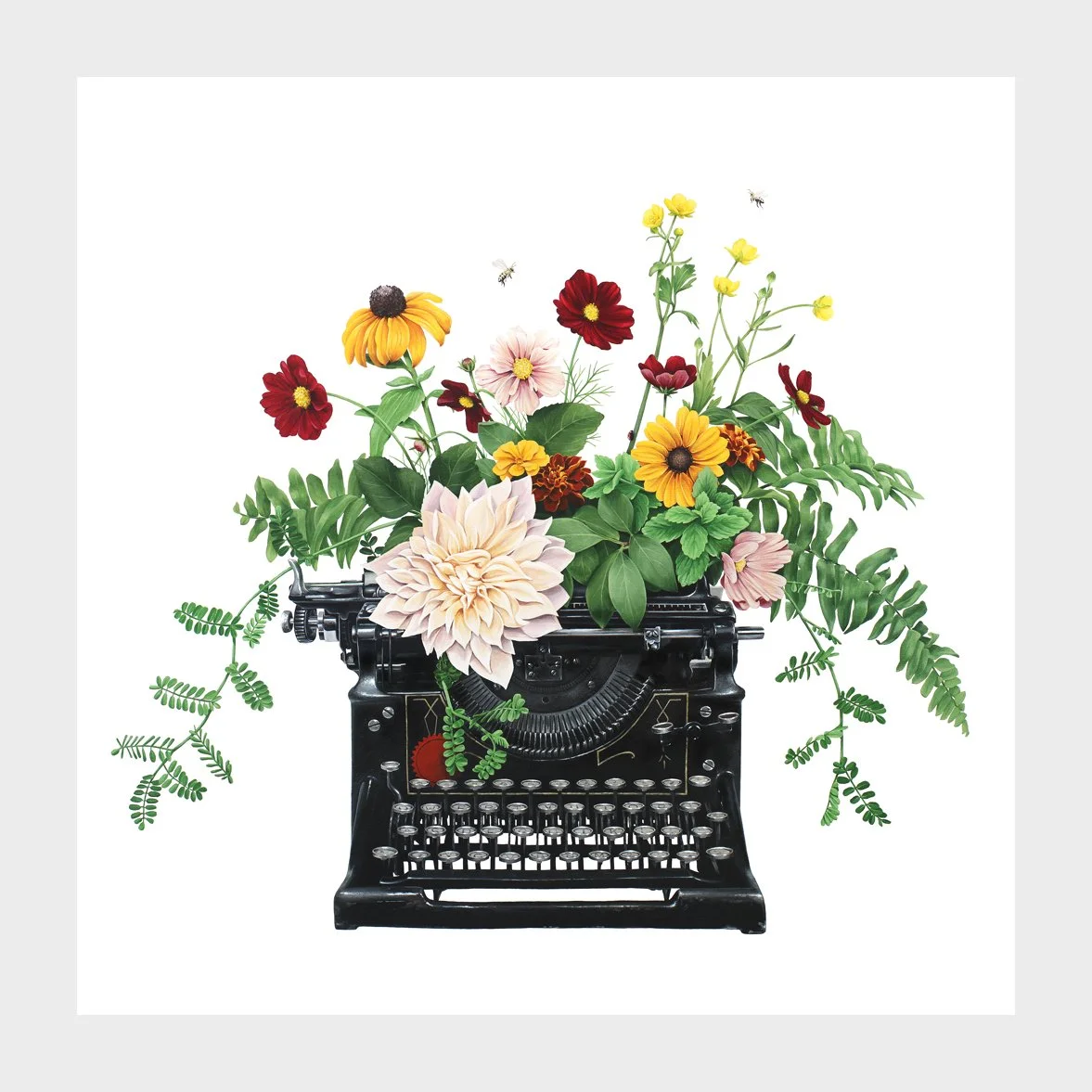 "A Font of Flora" Print