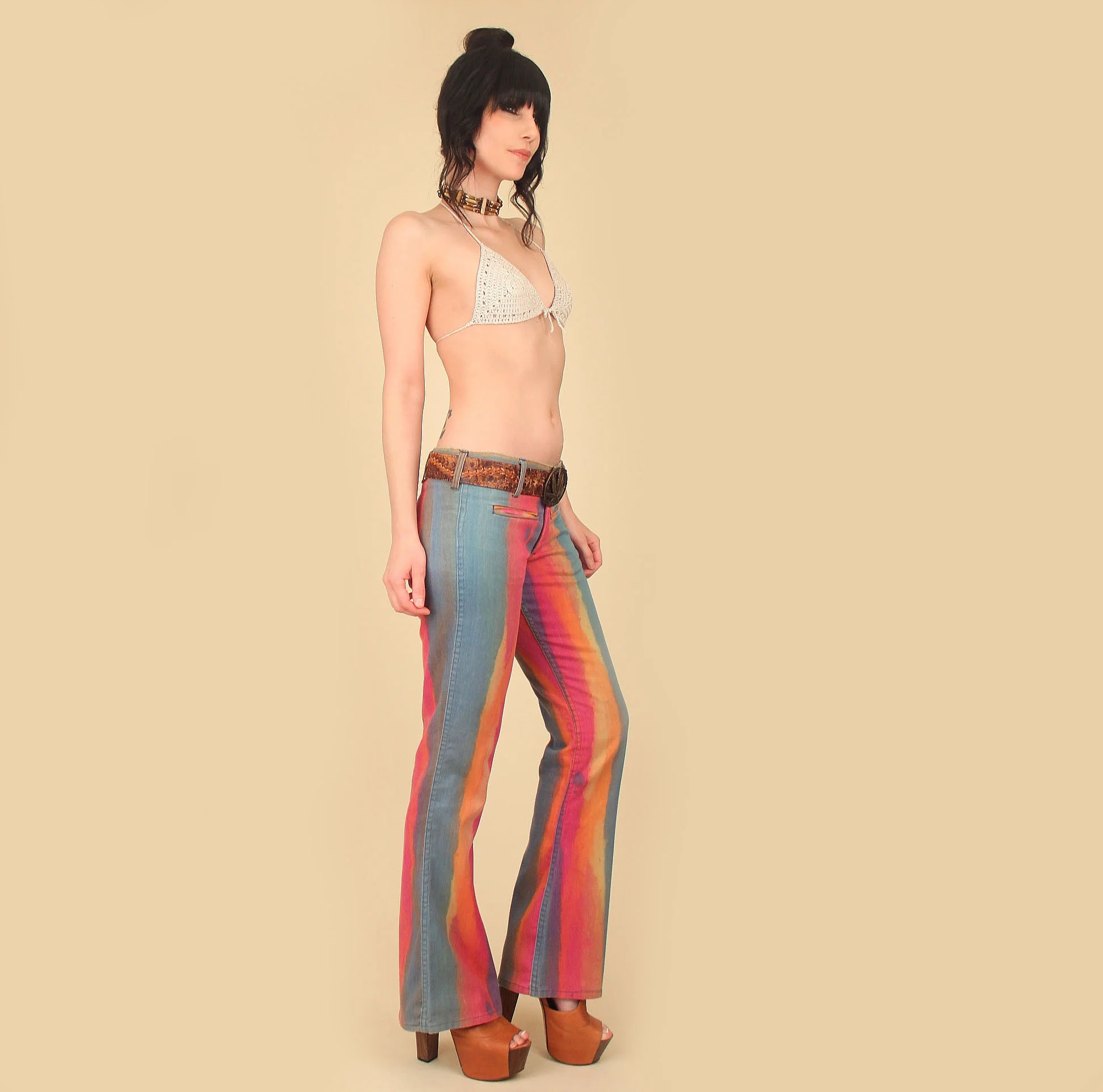 Hip Hugger Flare Jeans on Sale, UP TO 