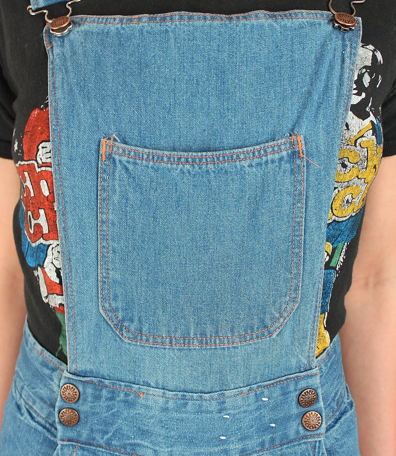high waisted bell bottom overalls