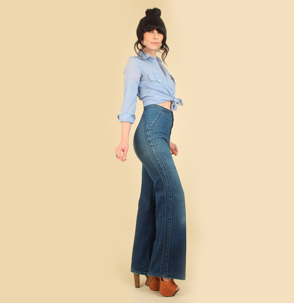 ViNtAgE Orange Tab Levi's Jeans // Circa 1970's — Hellhound Vintage