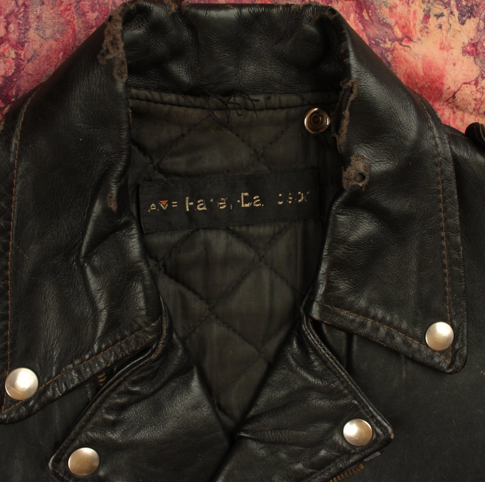 Vintage AMF Harley Davidson Motorcycle Jacket // Late 1960s- Early 70s //  Black Leather — Hellhound Vintage