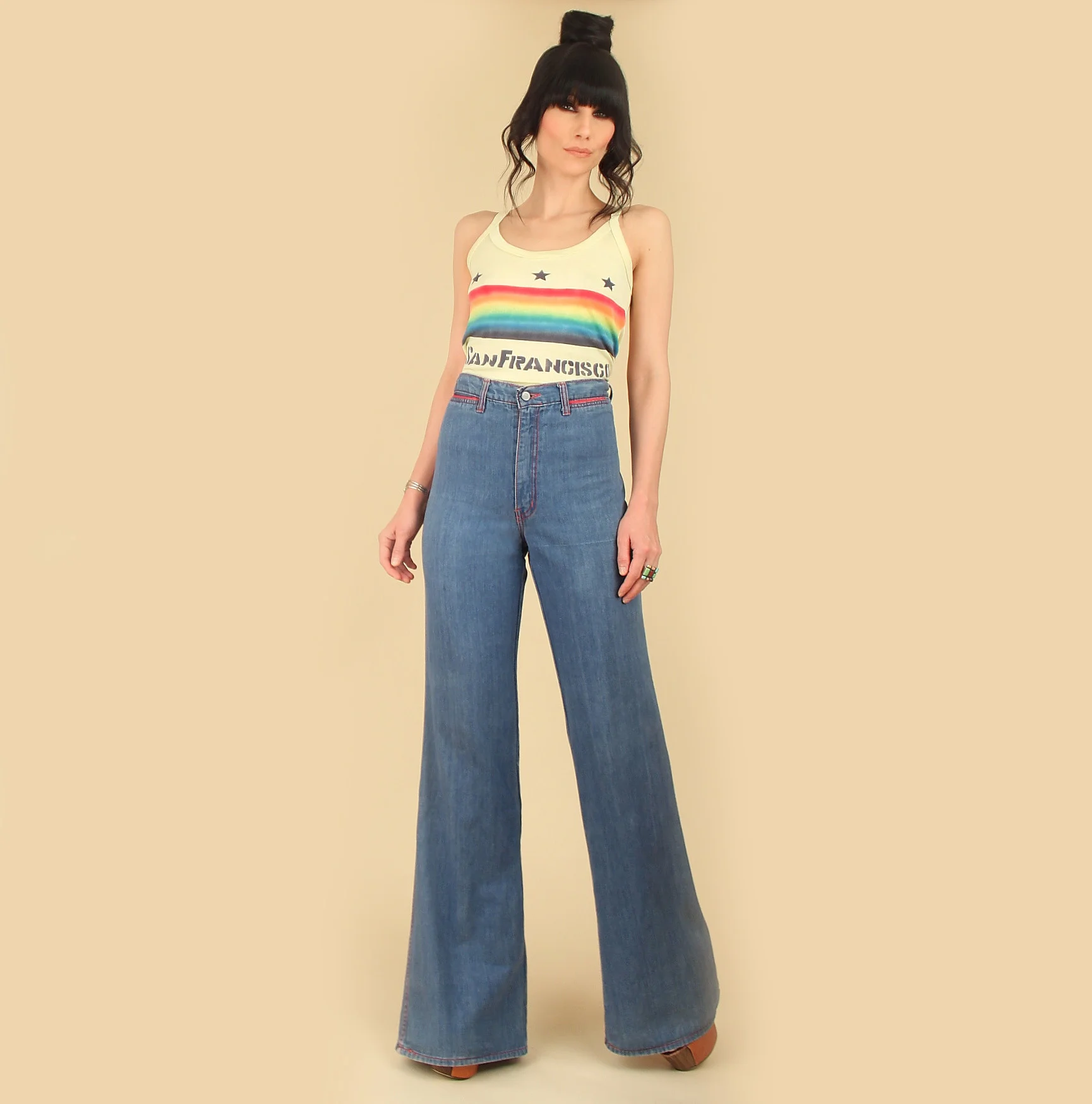 High Waisted Jeans — Hellhound Vintage