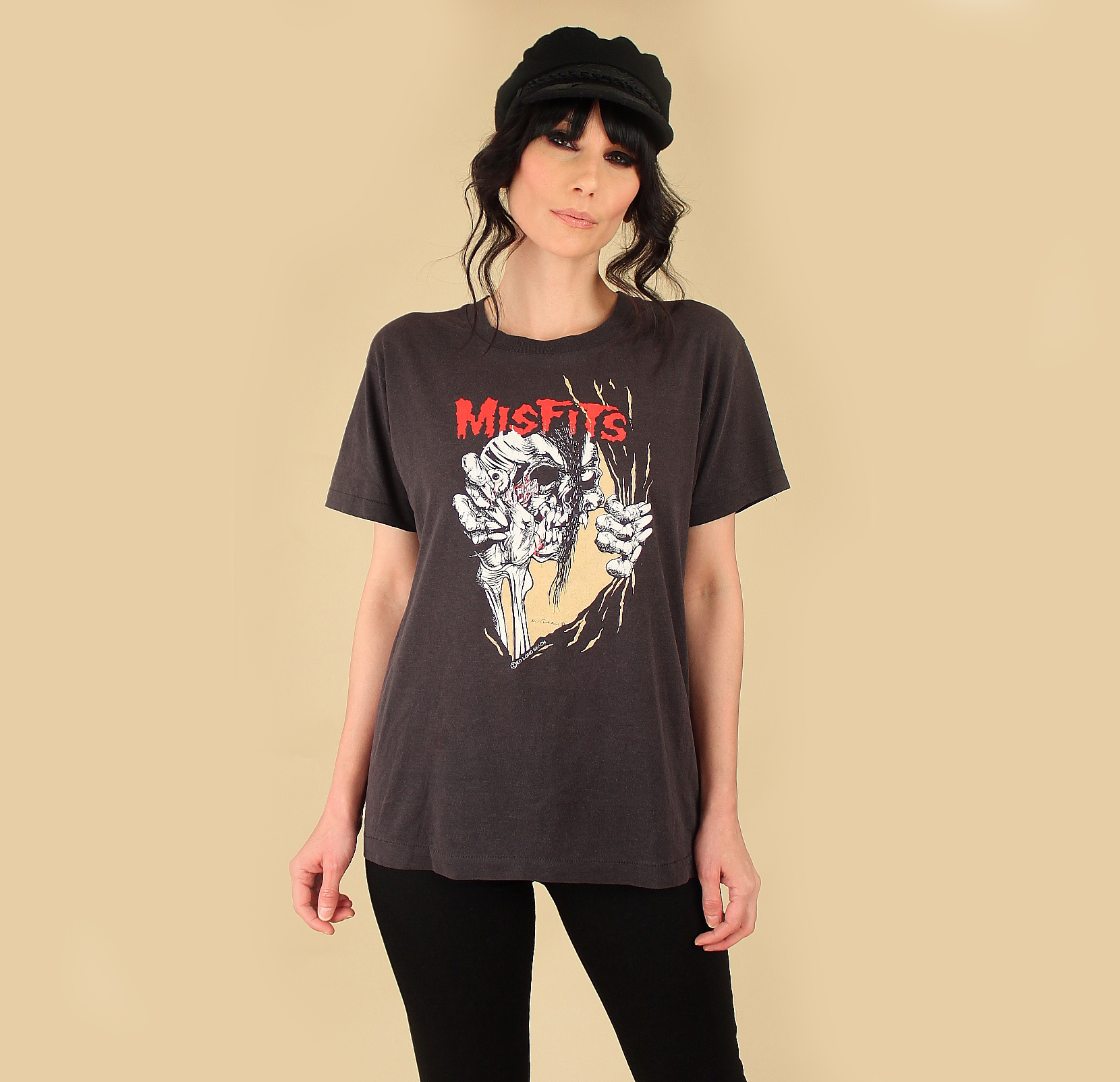 The Misfits Vintage T-Shirt // 1980's ThreadBare Pushead