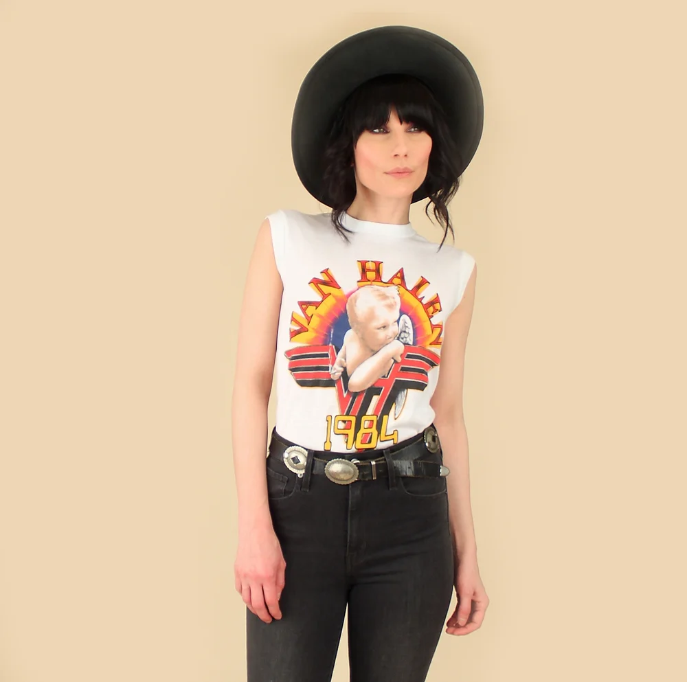 Classic 1984 Van Halen // Vintage 80's Tour T-Shirt — Hellhound