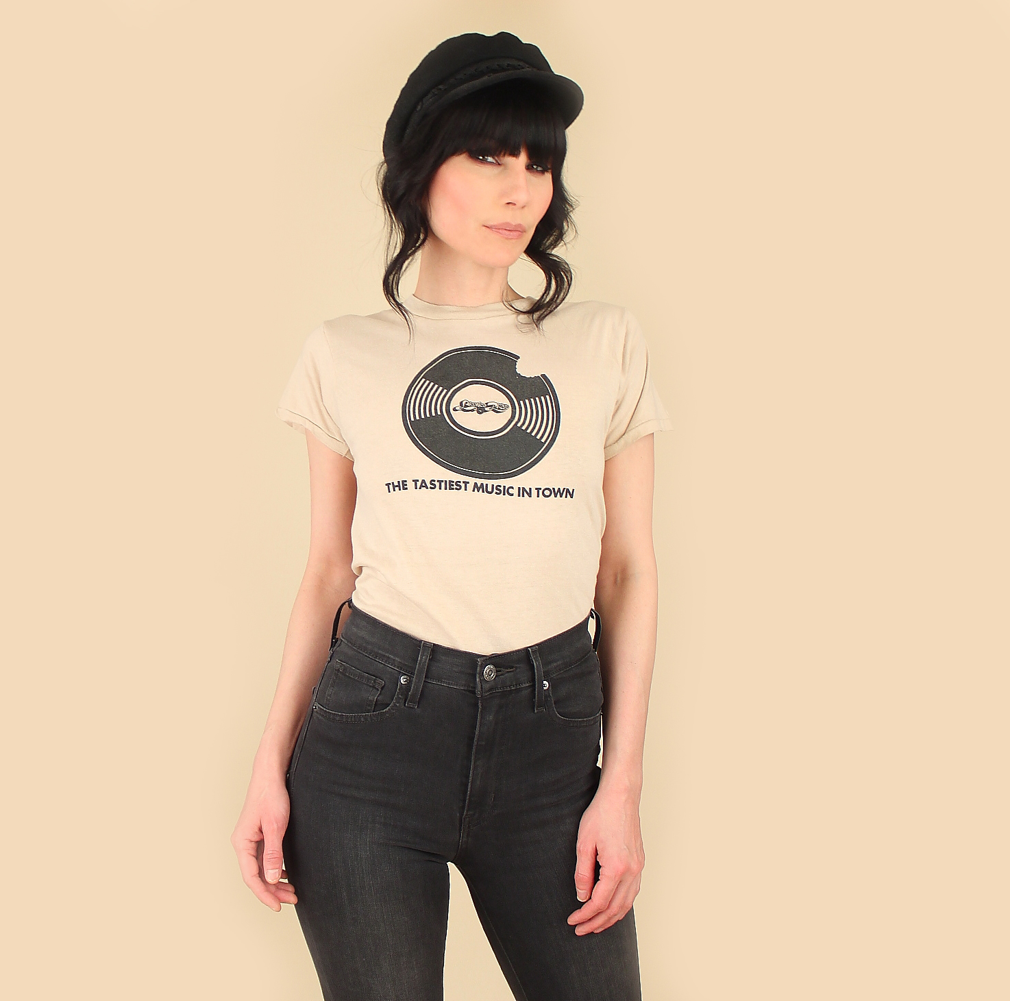 RARE ViNtAgE Licorice Pizza T Shirt // Early 80's // Record Store Promo