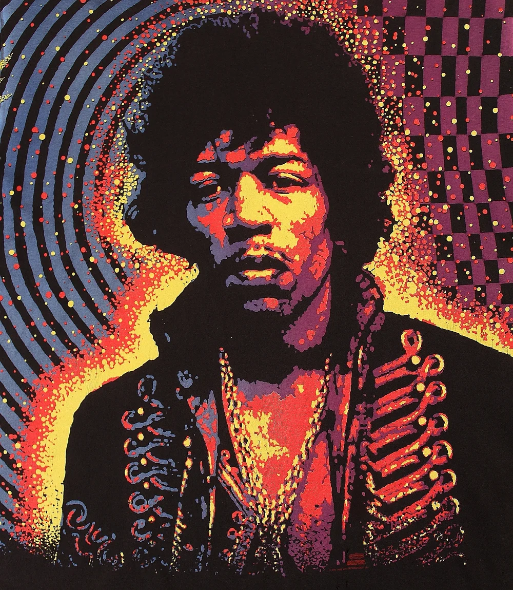 Thrashed Jimi Hendrix Vintage T-Shirt // 1980's- Early 90's