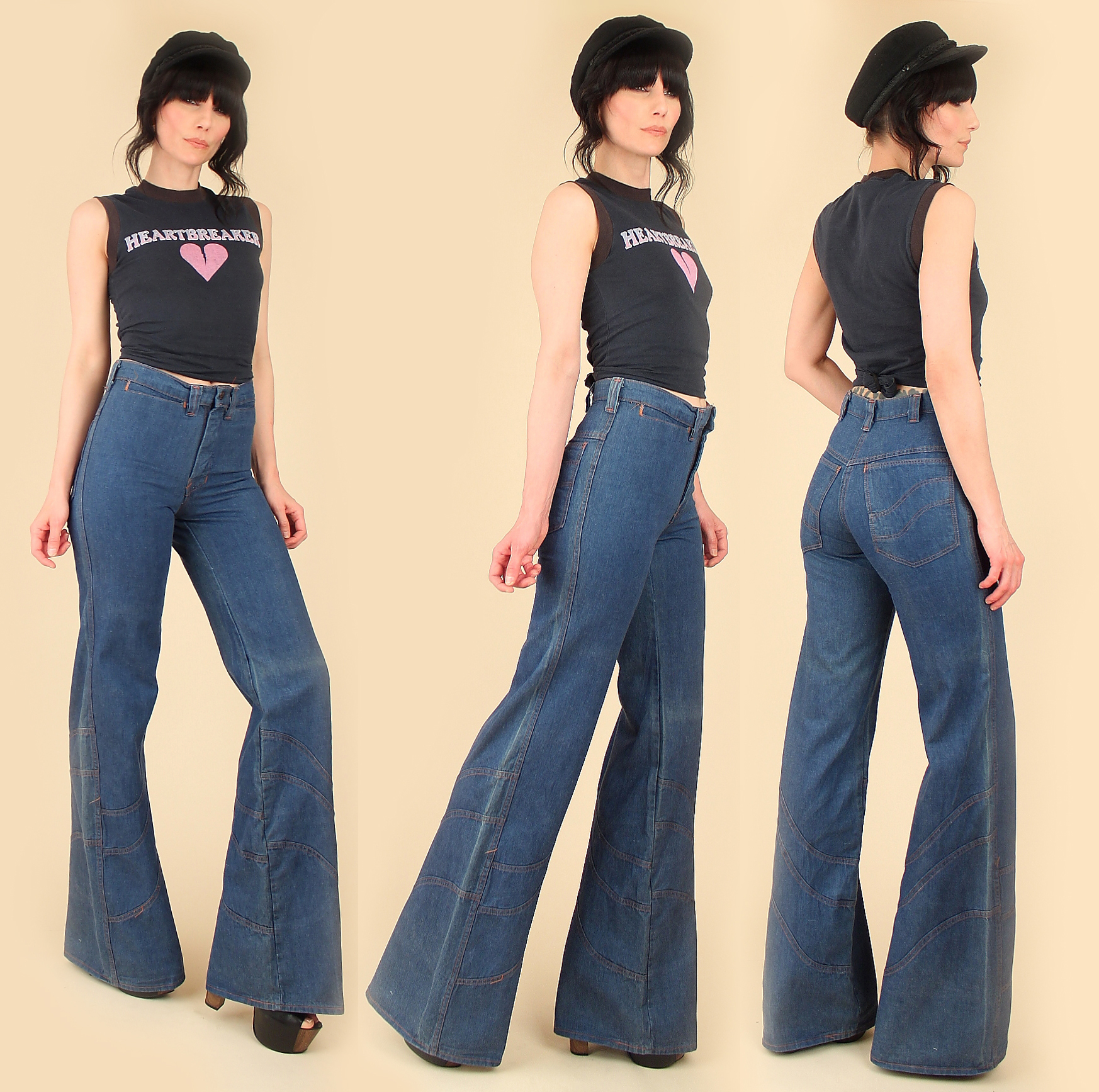 bell bottom jeans long inseam