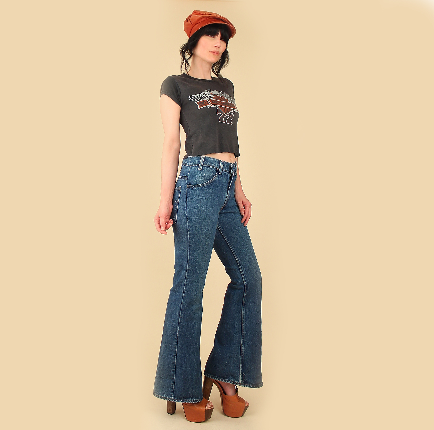 Vintage 1970's 684 Levi's Bell Bottom Jeans // Incredible Vintage Fade ...