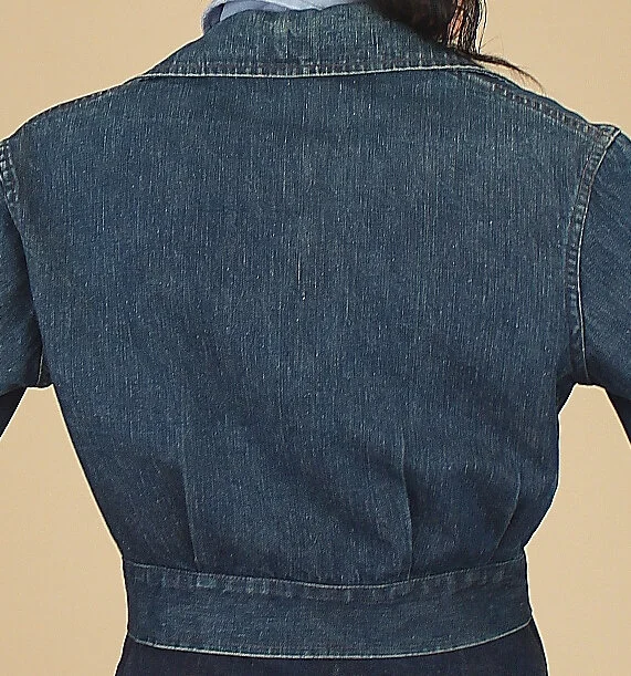 50s Levi’s short horn denim jacket Levi's Short Horn Ranch Jacket // 1940's Sanforized Dark