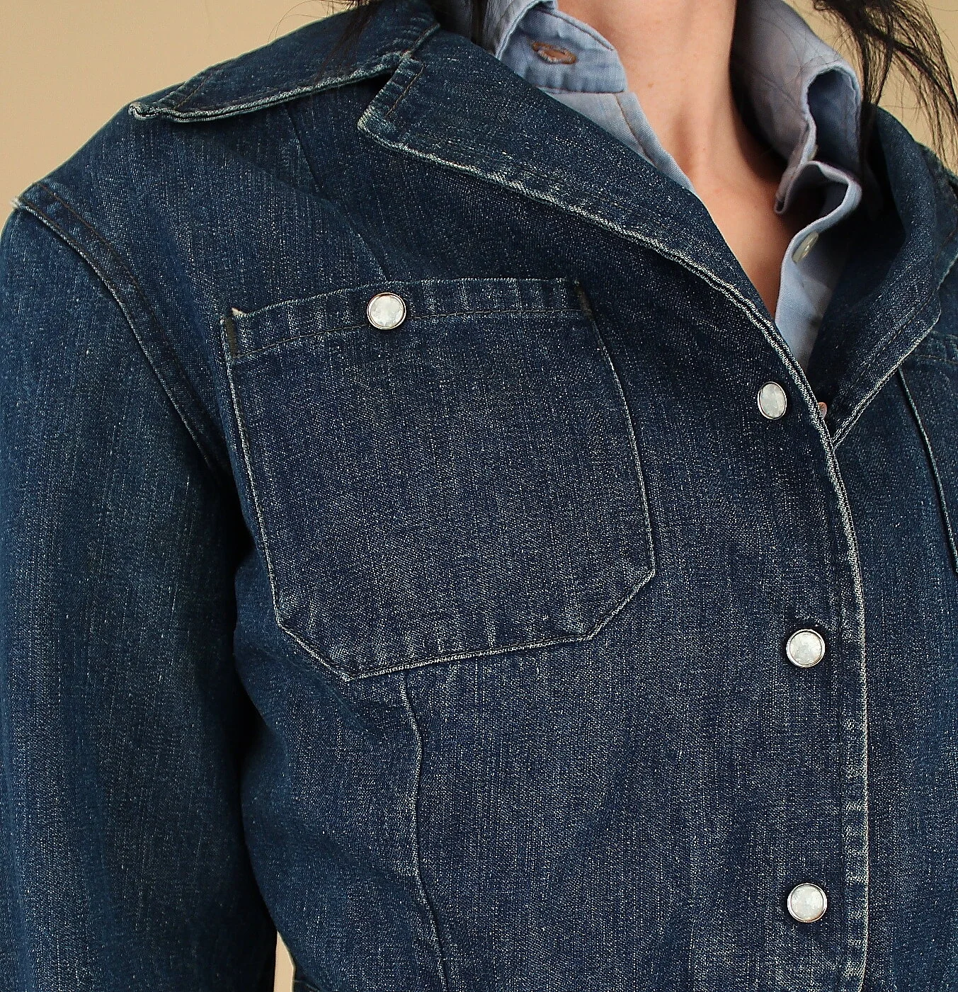 levi western denim jacket