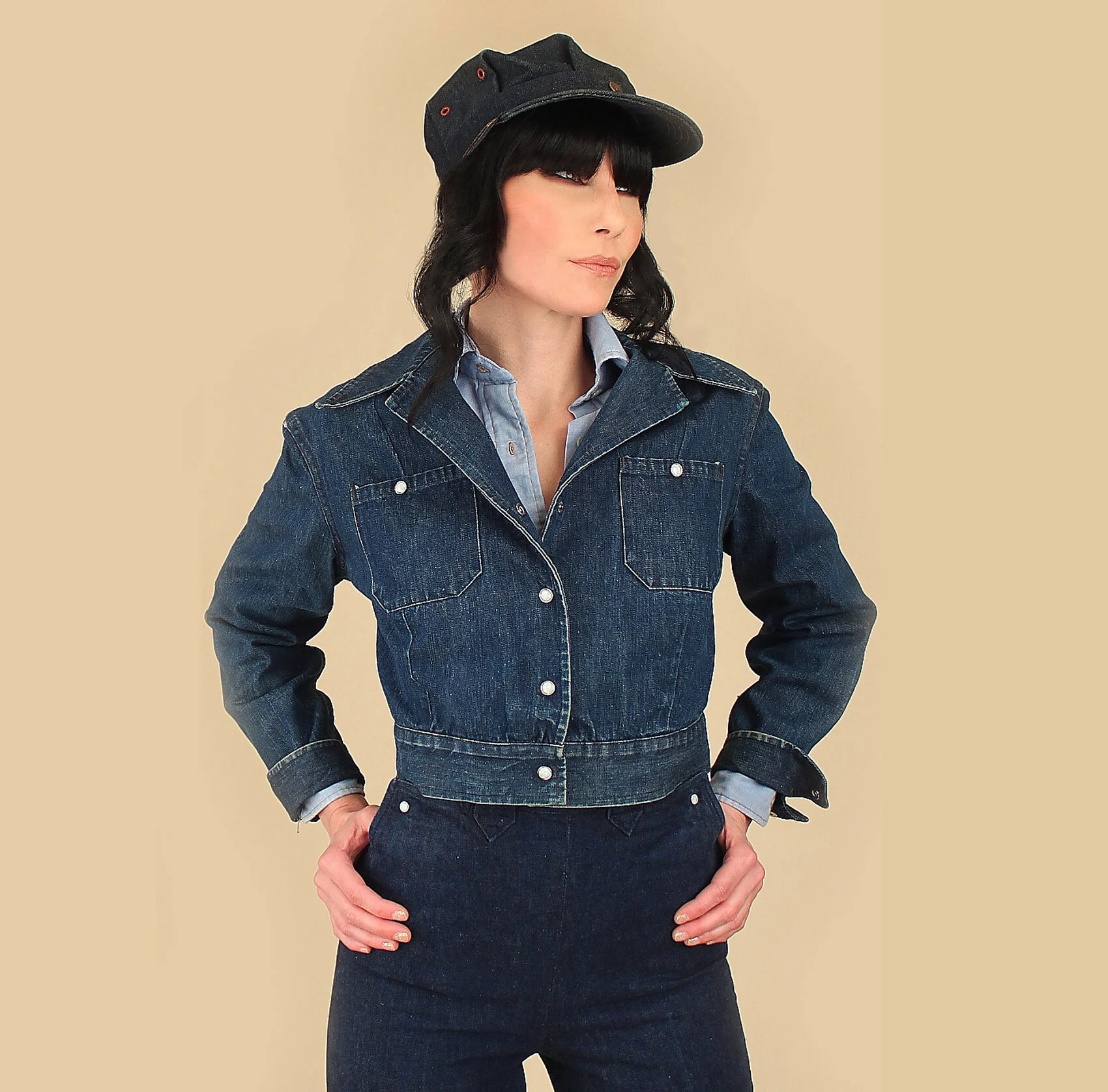 levi western denim jacket