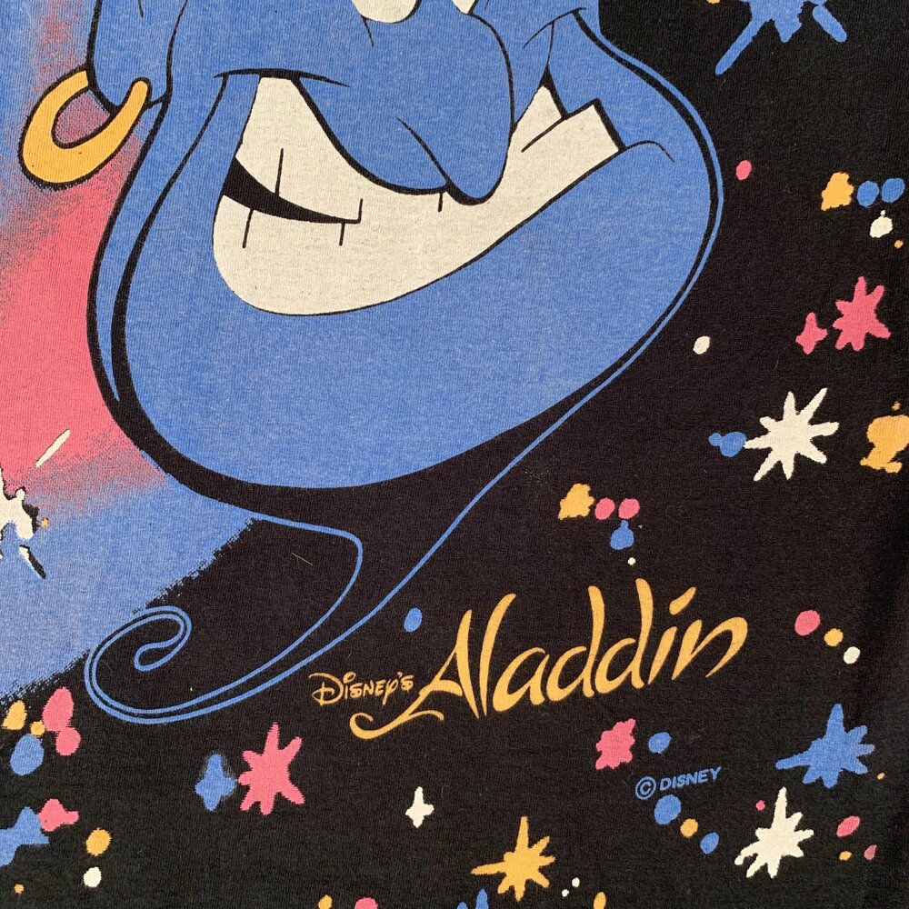 Vintage 90's Aladdin T Shirt // Record Safari Collab // Stanley