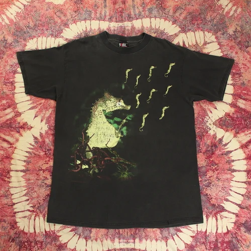 90s The Seahorses バンドTシャツ 1997年ツアー Vintage 90s Nirvana Seahorses T Shirt — Hellhound Vintage