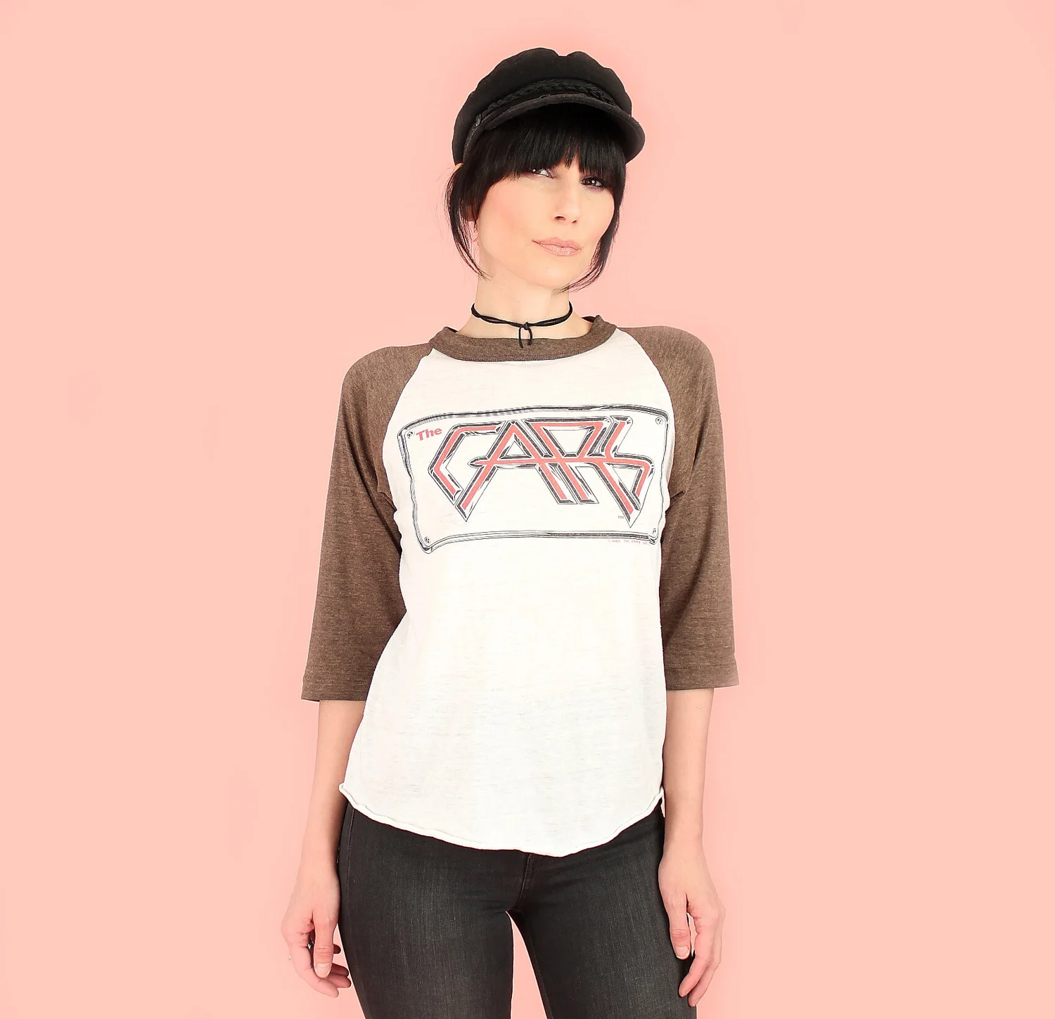 Vintage 80s The Cars T Shirt // SHAKE IT UP // Raglan Sleeves Tour 