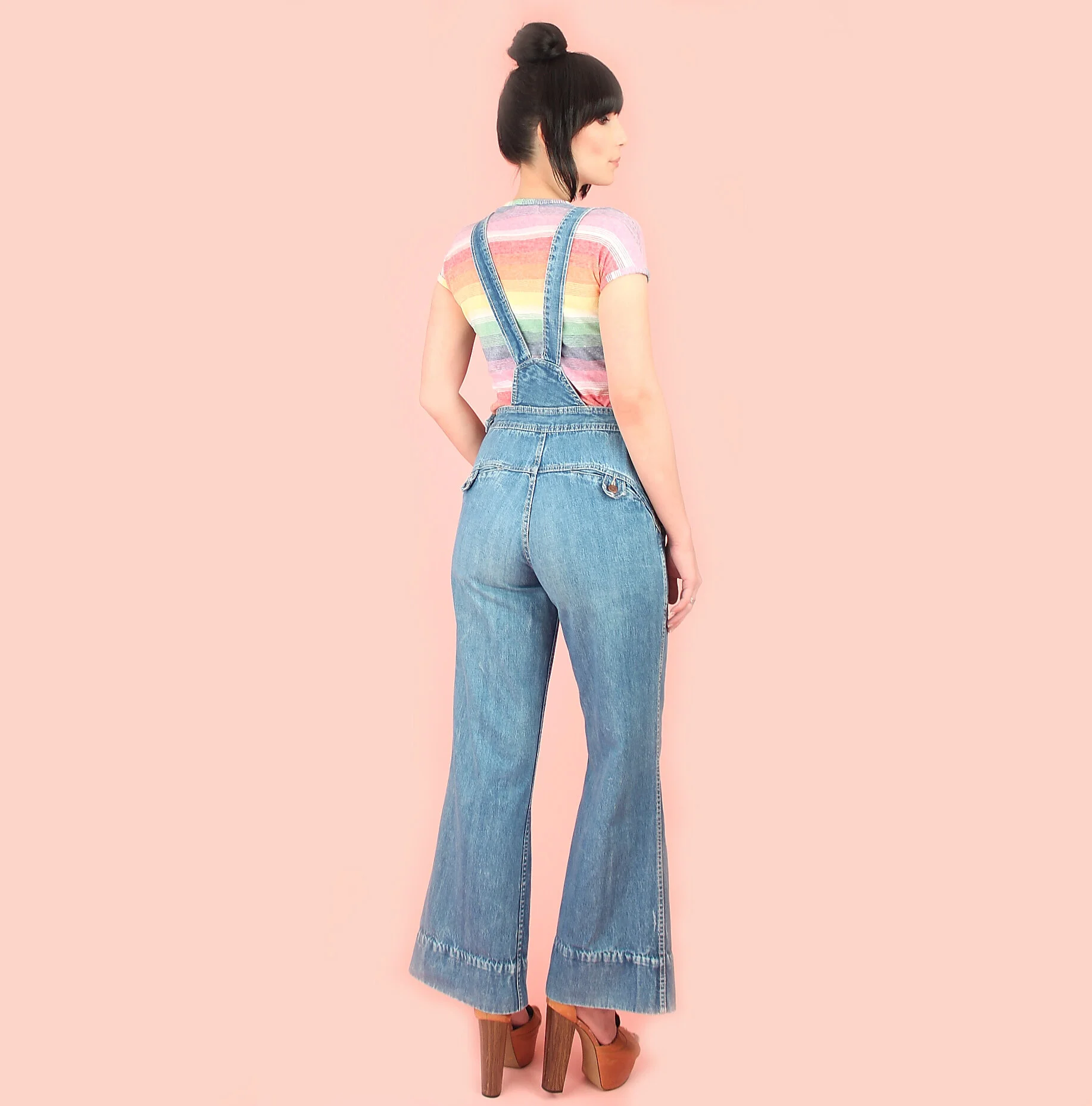 パンツ Vintage overalls ViNtAgE Denim Bib Overalls // 1970's Gap // High Waisted