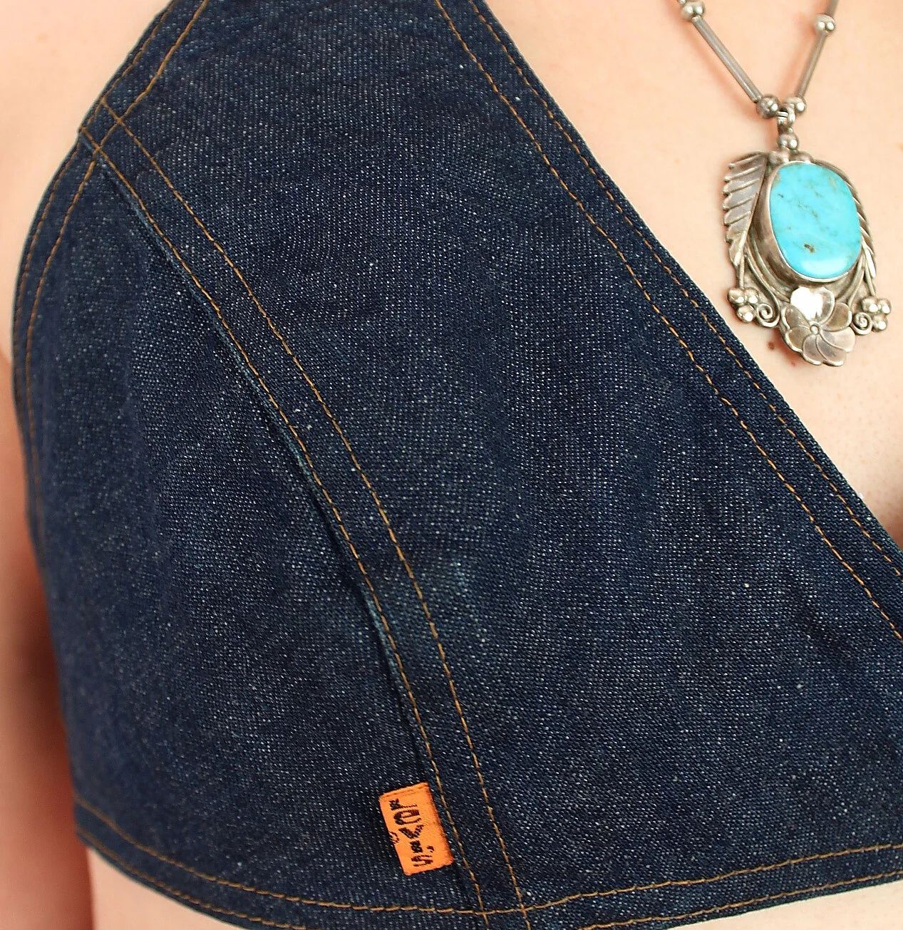 トップス  Traveler vintage sheeting indigo トップス Traveler vintage sheeting indigo Vintage Indigo