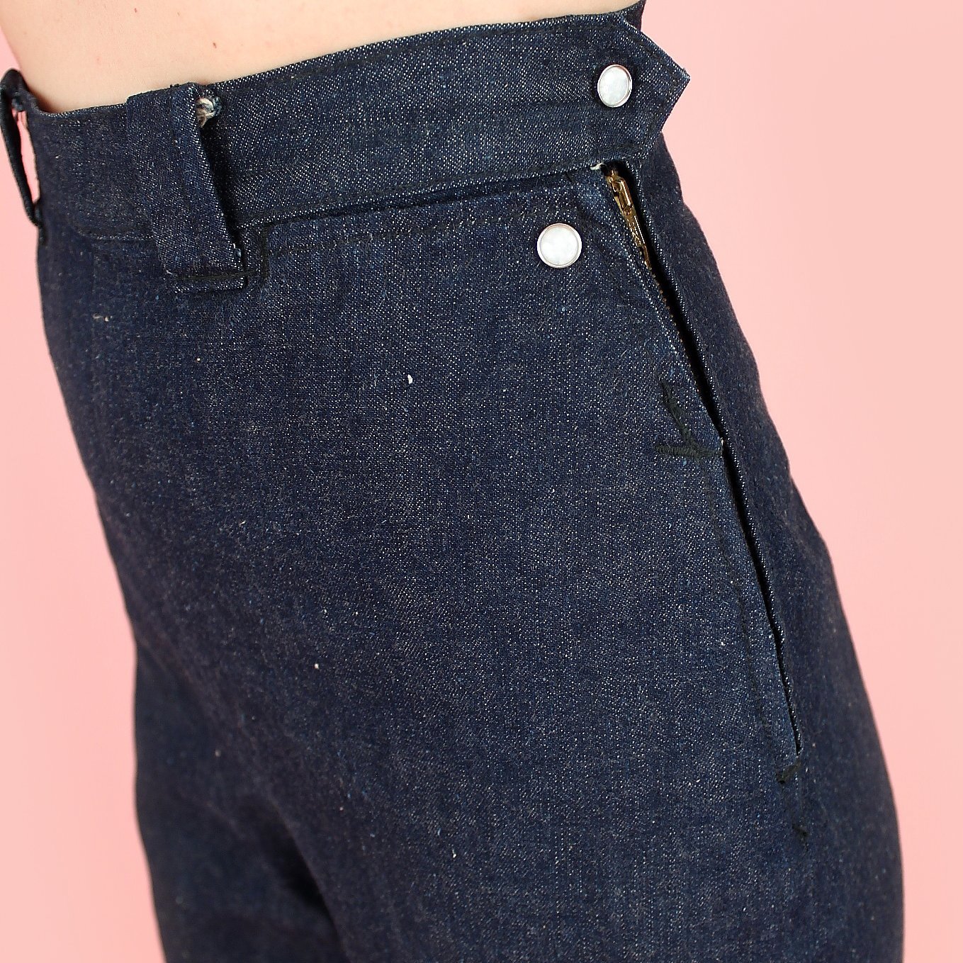 1950's RARE Levi's Denim Family Ranch Jeans // Dark Indigo Denim ...