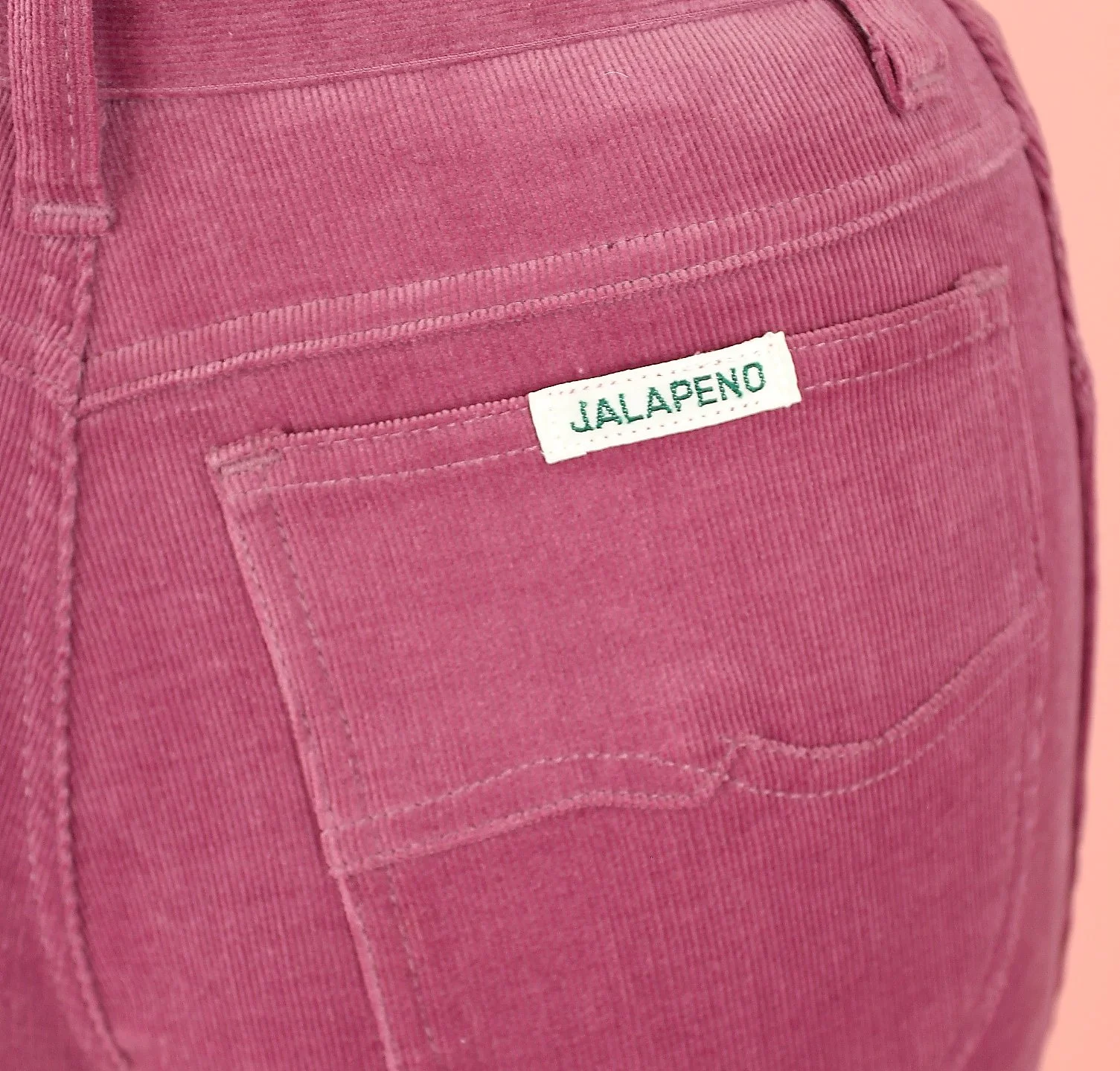 Deadstock Vintage Lilac Velour Corduroy 