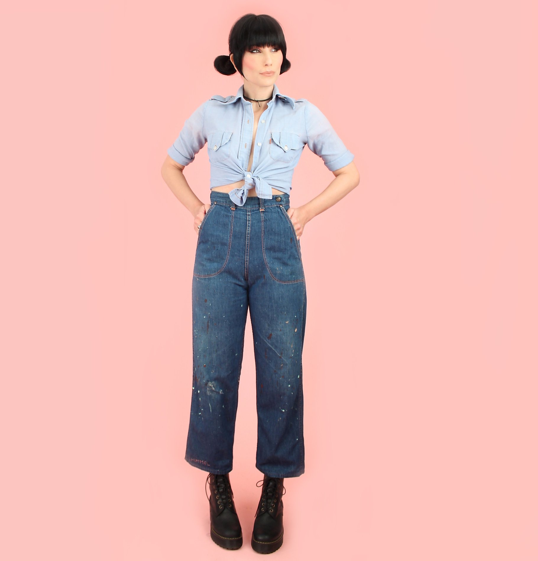 Vintage High Waisted Jeans 