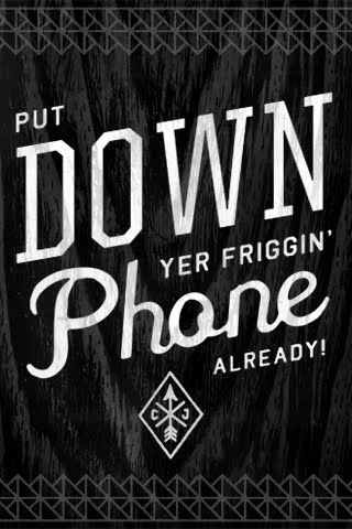 Its hard going to a Chick Fil-A (put your phone down)