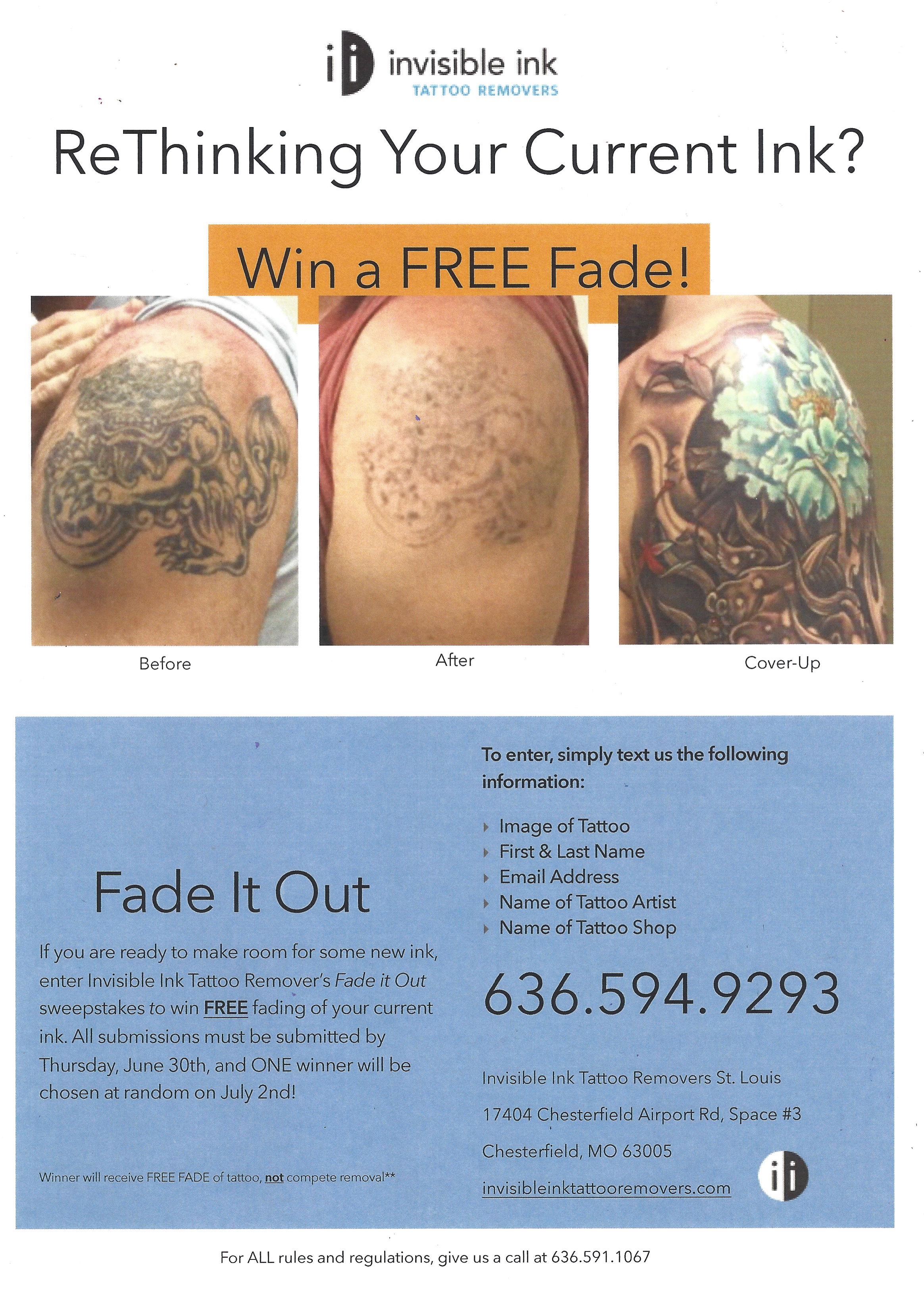Win a FREE tattoo fade! — Alchemy Tattoo Collective