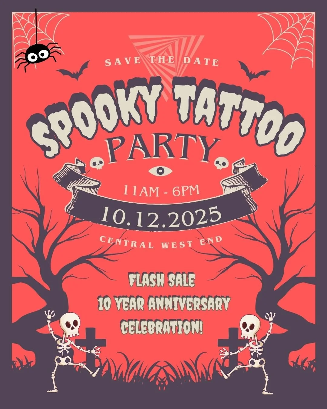 Spooky Tattoo Flash Party