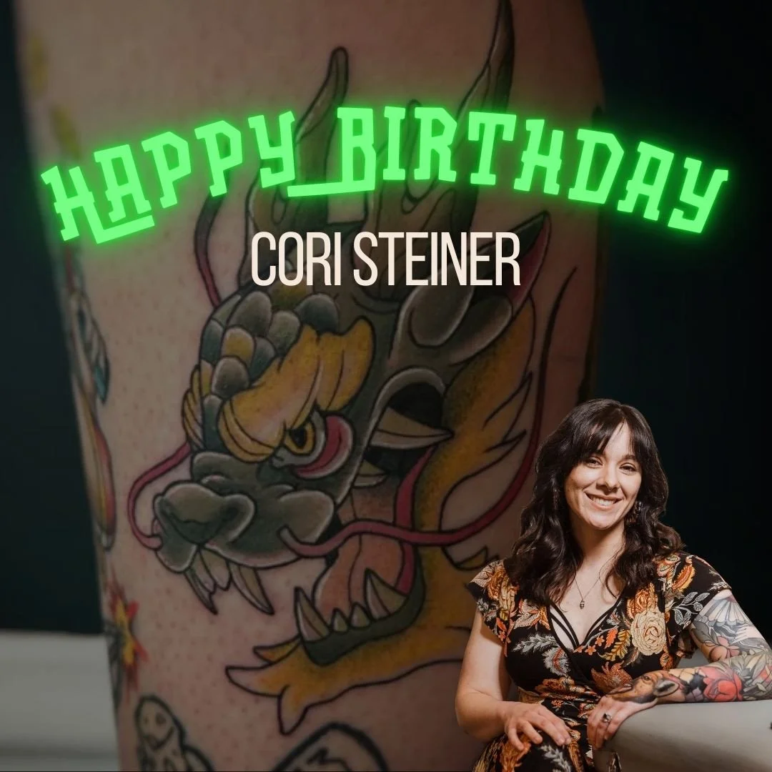 Join us in wishing @misscorilynne one hell of a birthday! 🎉⁠
⁠
Cori specializes in Traditional and Neo-Traditional styles. Her work is characterized by bold outlines, varying line weights, and vibrant colors with deep contrast. Cori has a particular