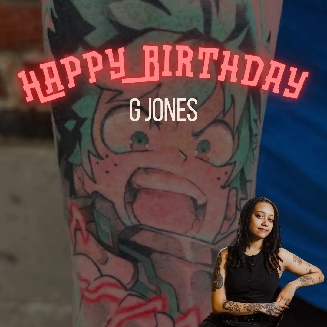 We are happy to wish our one and only @fruitpenetration a stellar birthday! ⁠
⁠
No one does Anime, NSFW, and illustrative tattoos quite like G.  With a passion for clean lines, dynamic shading, and eye-catching compositions, every tattoo is crafted t