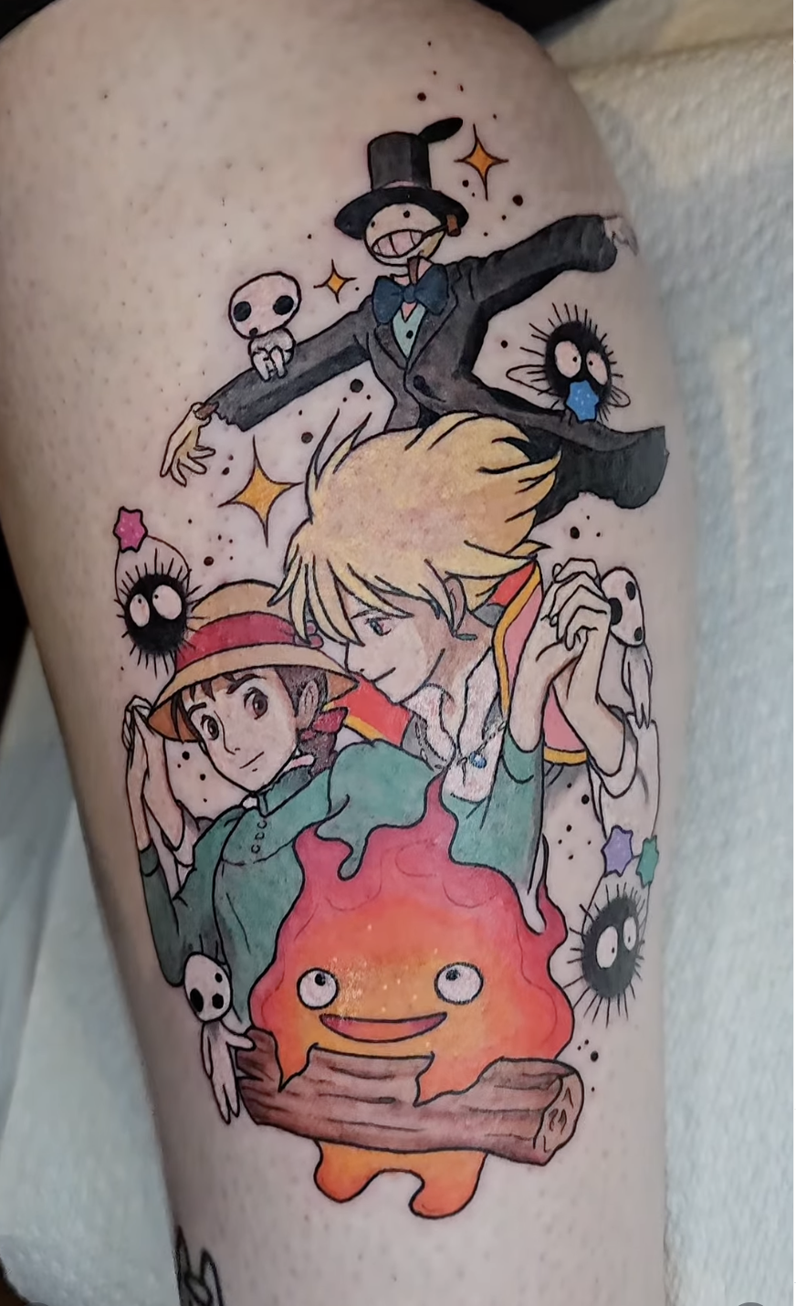 Anime Tattoo by Cat Markarewicz